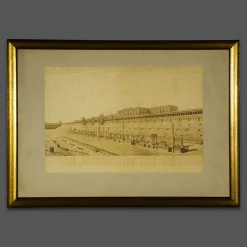 Italienische Grand Tour Lithographien, 2er Set