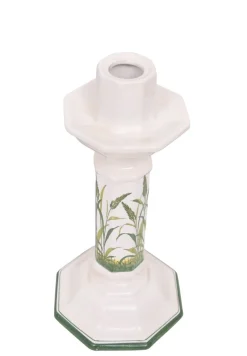 Italienische Kerzenhalter & Blumentopf aus Keramik von Bassano, 1970er, 3er Set