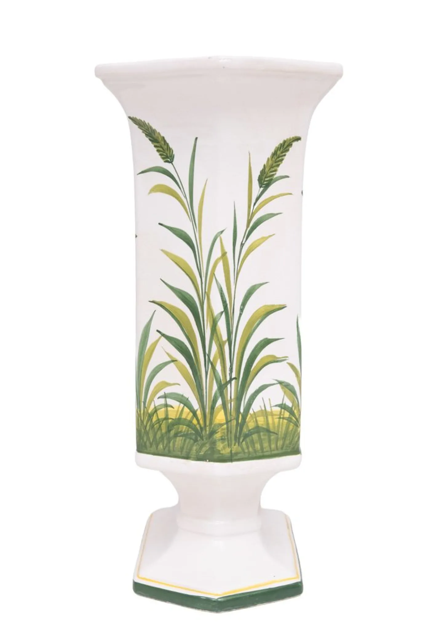 Italienische Kerzenhalter & Blumentopf aus Keramik von Bassano, 1970er, 3er Set