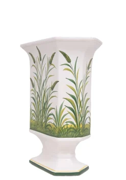Italienische Kerzenhalter & Blumentopf aus Keramik von Bassano, 1970er, 3er Set
