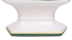 Italienische Kerzenhalter & Blumentopf aus Keramik von Bassano, 1970er, 3er Set