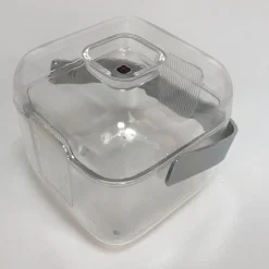 Italienische Mid-Century Eiskübel aus Acrylglas & Chrom von Guzzini, 1970er, 2er Set