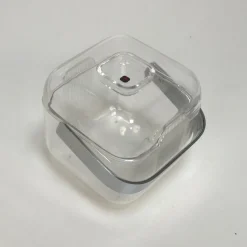 Italienische Mid-Century Eiskübel aus Acrylglas & Chrom von Guzzini, 1970er, 2er Set