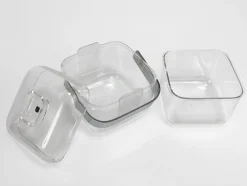 Italienische Mid-Century Eiskübel aus Acrylglas & Chrom von Guzzini, 1970er, 2er Set