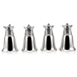 Italienische Mid-Century Fox Steigbecher, 1970er, 4er Set