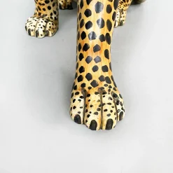 Italienische Mid-Century Modern Cheetah Keramik Statue, 1960er