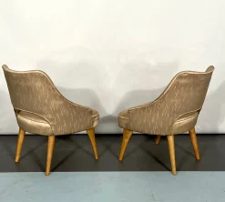 Italienische Mid-Century Schlafzimmer Stühle, 1950er, 2er Set