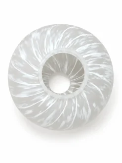 Italienische Mid-Century Wandleuchte aus Messing & Muranoglas von Vetreria Lag, 1970er