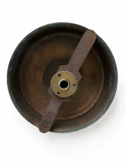 Italienische Mid-Century Wandleuchte aus Messing & Muranoglas von Vetreria Lag, 1970er