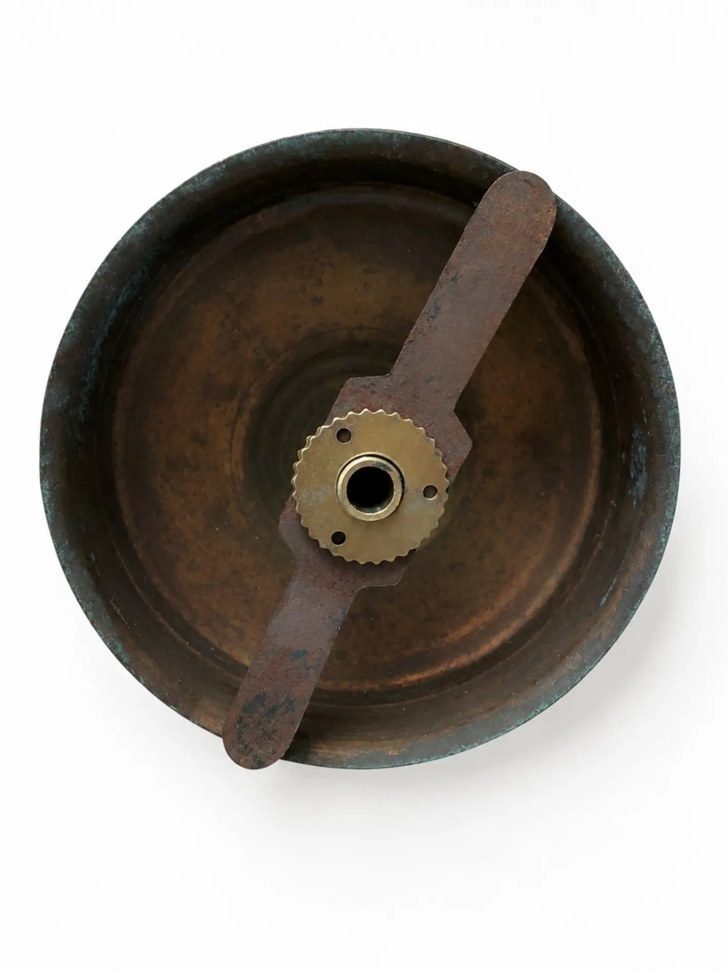 Italienische Mid-Century Wandleuchte aus Messing & Muranoglas von Vetreria Lag, 1970er