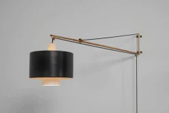 Italienische Modell 2061 Wandlampen von Gaetano Sciolari für Stilnovo, 1954, 2er Set