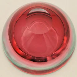 Italienische Murano Schale von Flavio Poli, 1950er