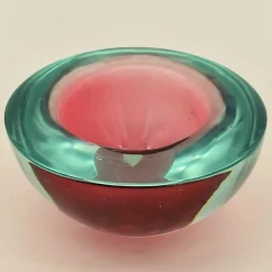 Italienische Murano Schale von Flavio Poli, 1950er