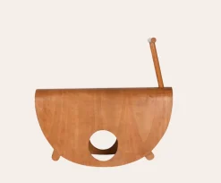 Italienischer Astolfo Kinder Schaukelstuhl aus gebogenem Schichtholz von Peppe de Giuli für Design M, 1979