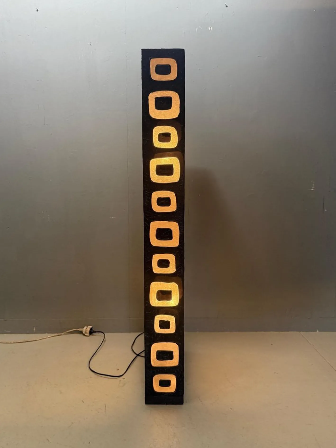 Italienische Raumteiler Stehlampe, 1970er