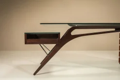 Italienischer Cavour Schreibtisch von Carlo Mollino für Zanotta, 1949