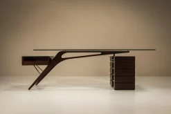 Italienischer Cavour Schreibtisch von Carlo Mollino für Zanotta, 1949