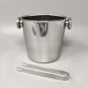 Italienischer Cocktailshaker mit Eiskübel von Mepra, 1970er, 3er Set