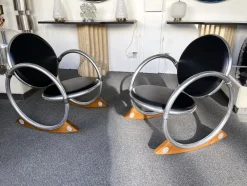Italienischer Dondolo Schaukelstuhl von Verner Panton für Ycami, 1990er