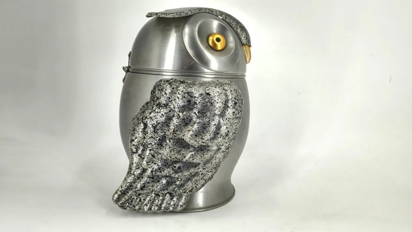 Italienischer Eiskübel in Eulen-Optik, 1960er