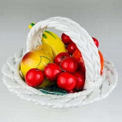 Italienischer Keramik Obstkorb, 1970er