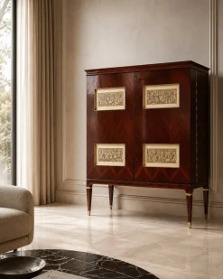Italienischer Mid-Century Barschrank von Paolo Buffa, 1950er