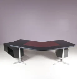 Italienischer Schreibtisch von Osvaldo Borsani für Tecno, Milan, 1950er