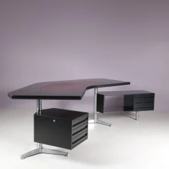 Italienischer Schreibtisch von Osvaldo Borsani für Tecno, Milan, 1950er