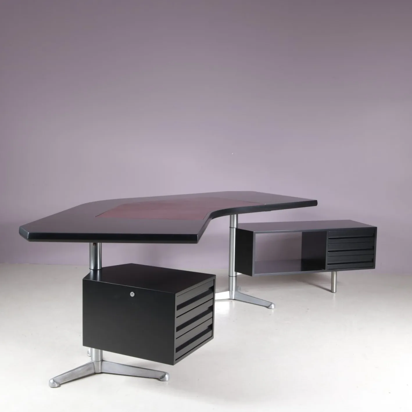 Italienischer Schreibtisch von Osvaldo Borsani für Tecno, Milan, 1950er