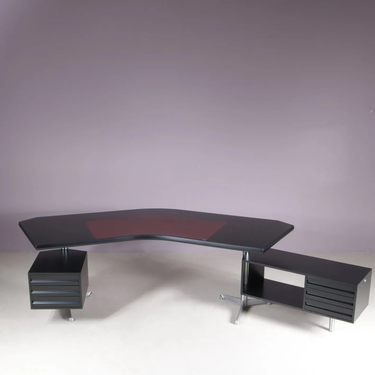Italienischer Schreibtisch von Osvaldo Borsani für Tecno, Milan, 1950er