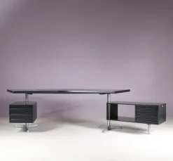 Italienischer Schreibtisch von Osvaldo Borsani für Tecno, Milan, 1950er
