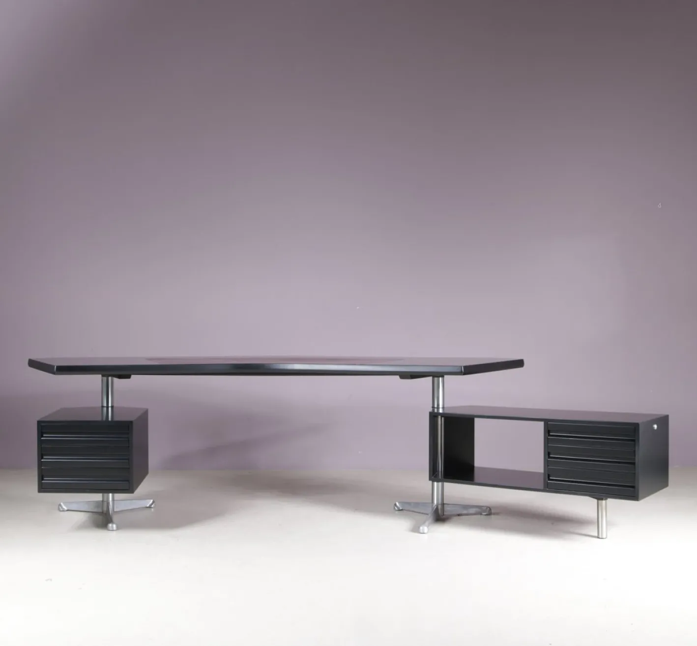 Italienischer Schreibtisch von Osvaldo Borsani für Tecno, Milan, 1950er