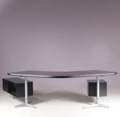 Italienischer Schreibtisch von Osvaldo Borsani für Tecno, Milan, 1950er