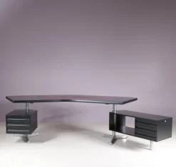 Italienischer Schreibtisch von Osvaldo Borsani für Tecno, Milan, 1950er