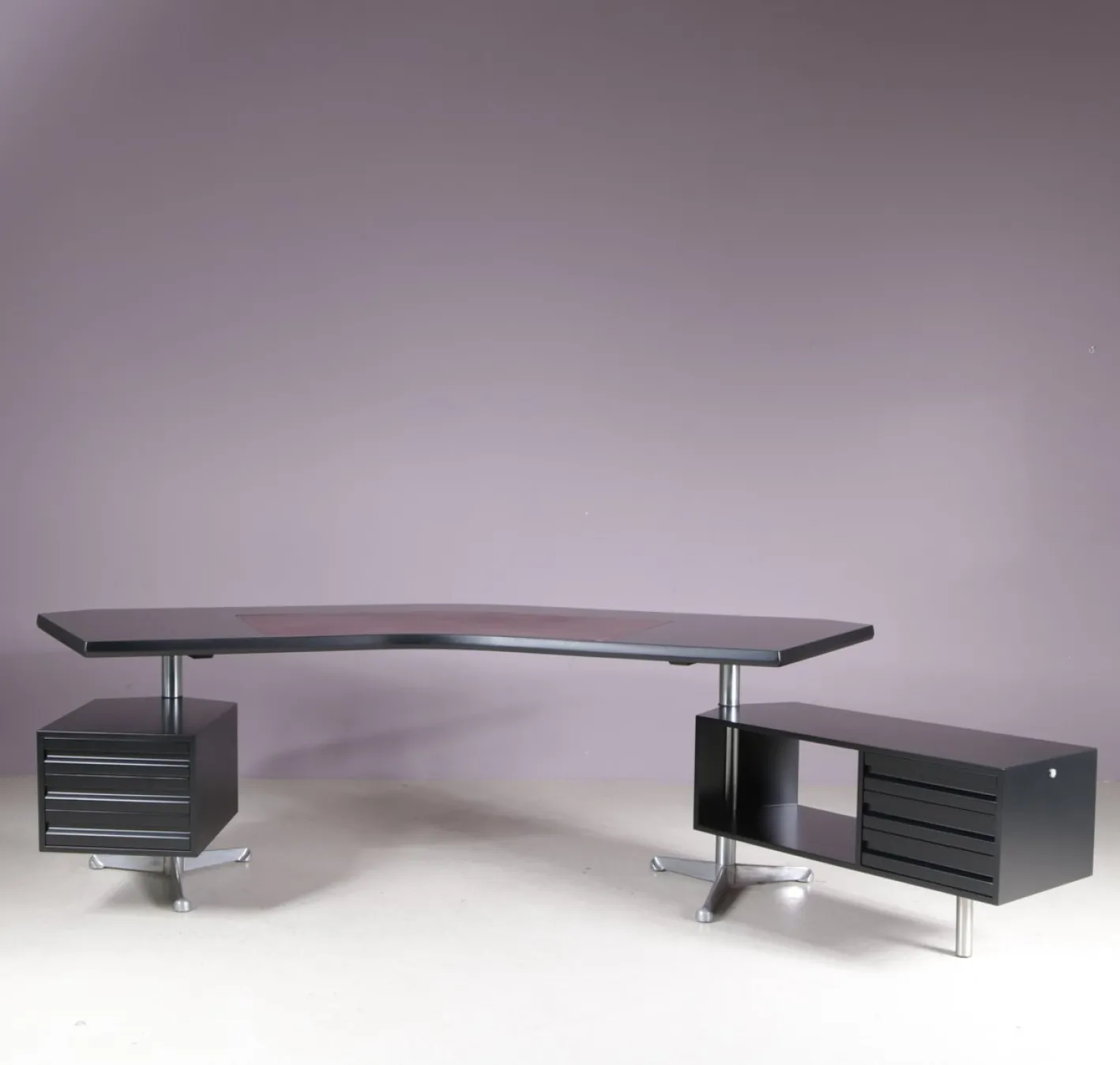 Italienischer Schreibtisch von Osvaldo Borsani für Tecno, Milan, 1950er
