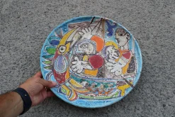 Italienischer Teller von Giovanni De Simone Pescatori, 1970