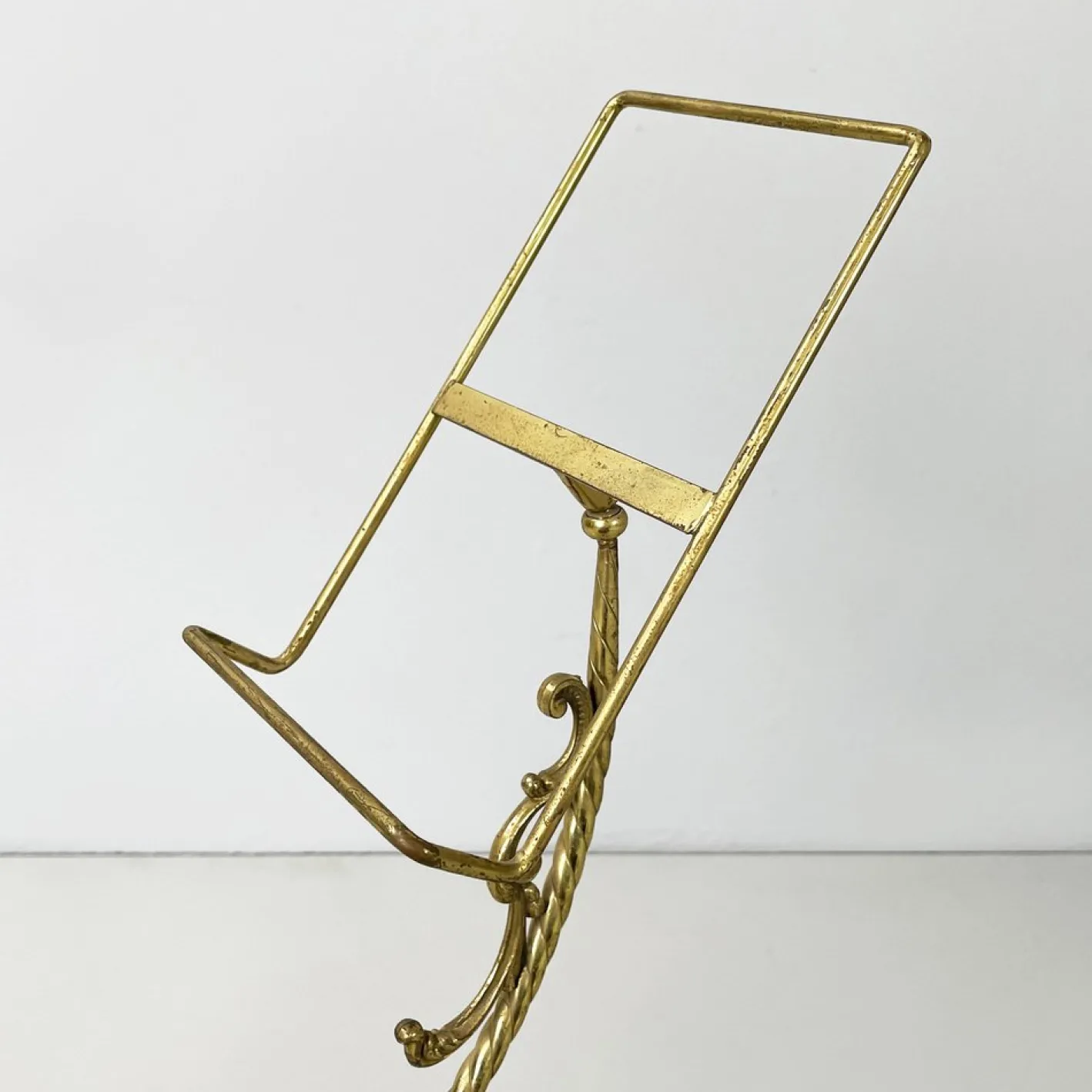 Italienischer Tischständer im Empire-Stil aus Messing und Bronze, Frühe 1900er