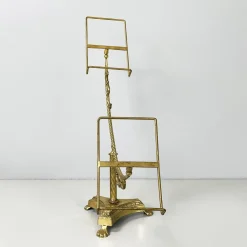 Italienischer Tischständer im Empire-Stil aus Messing und Bronze, Frühe 1900er