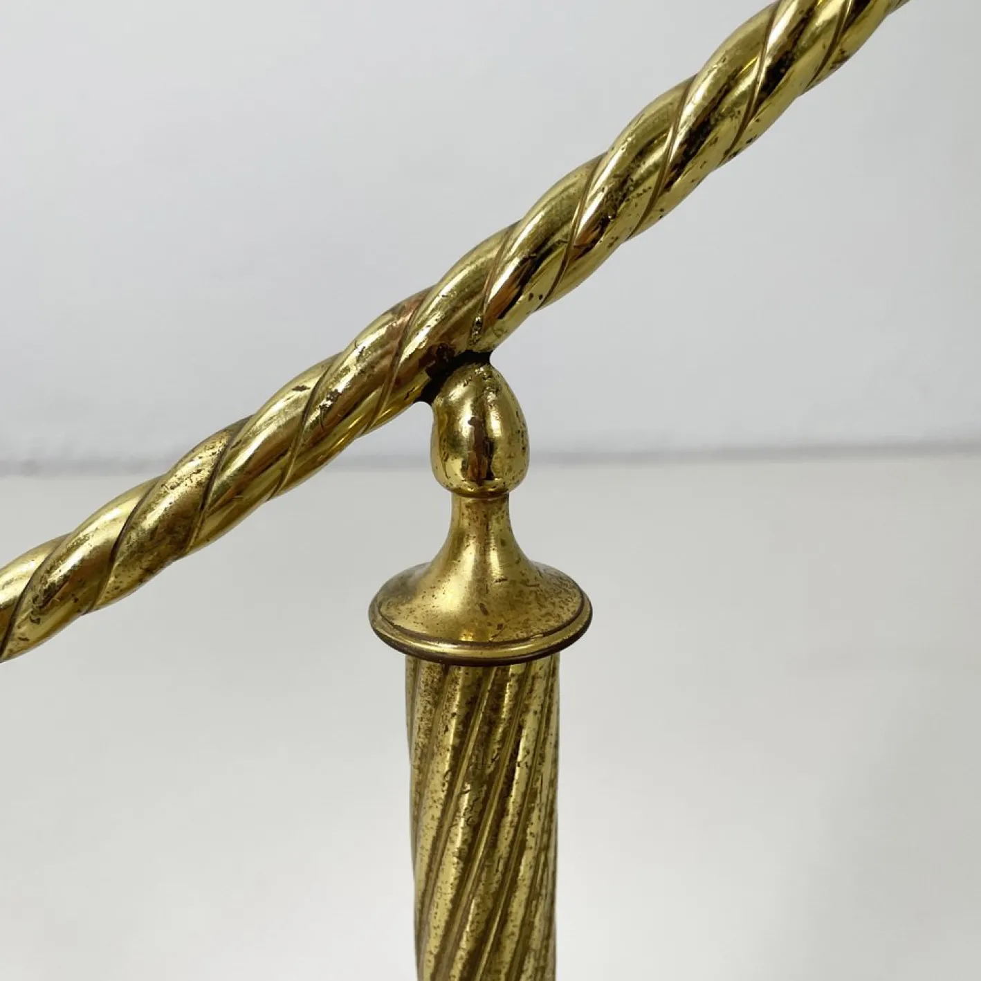 Italienischer Tischständer im Empire-Stil aus Messing und Bronze, Frühe 1900er