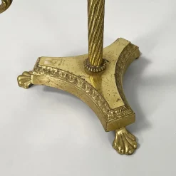 Italienischer Tischständer im Empire-Stil aus Messing und Bronze, Frühe 1900er