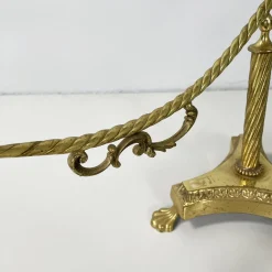 Italienischer Tischständer im Empire-Stil aus Messing und Bronze, Frühe 1900er