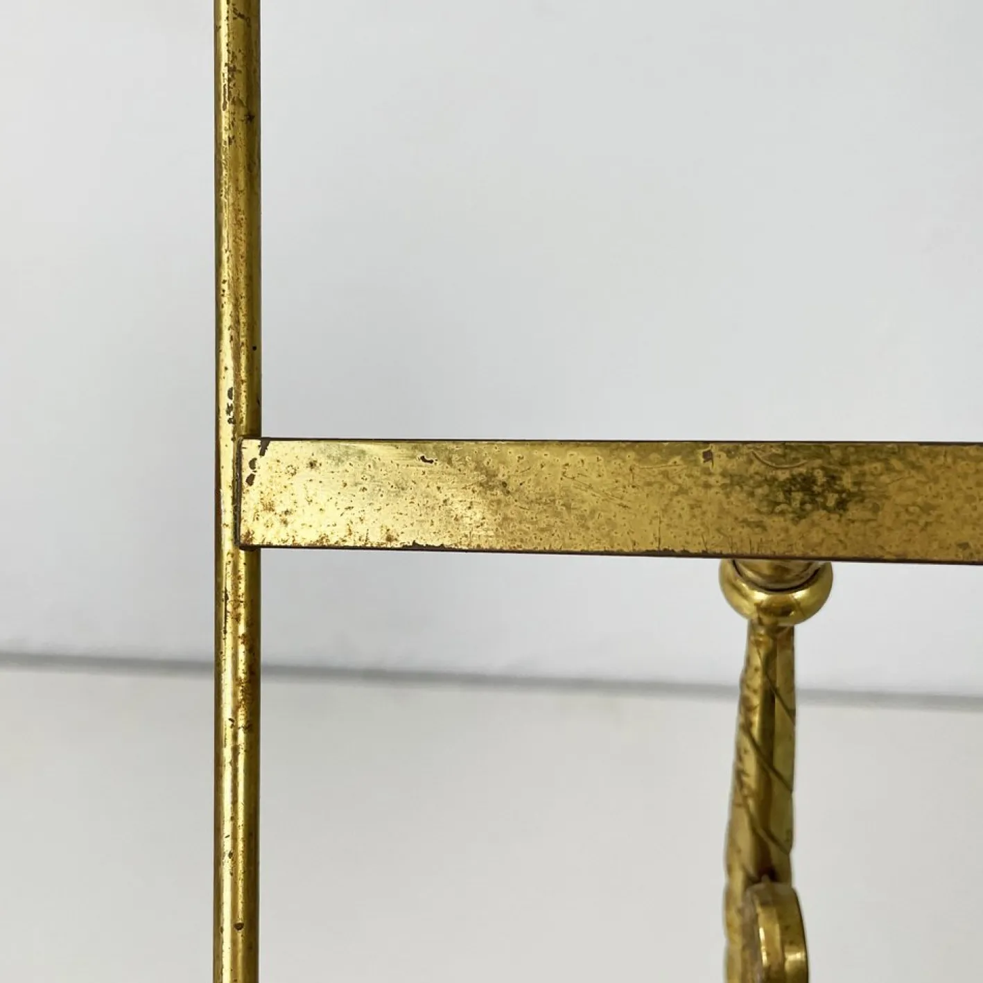 Italienischer Tischständer im Empire-Stil aus Messing und Bronze, Frühe 1900er
