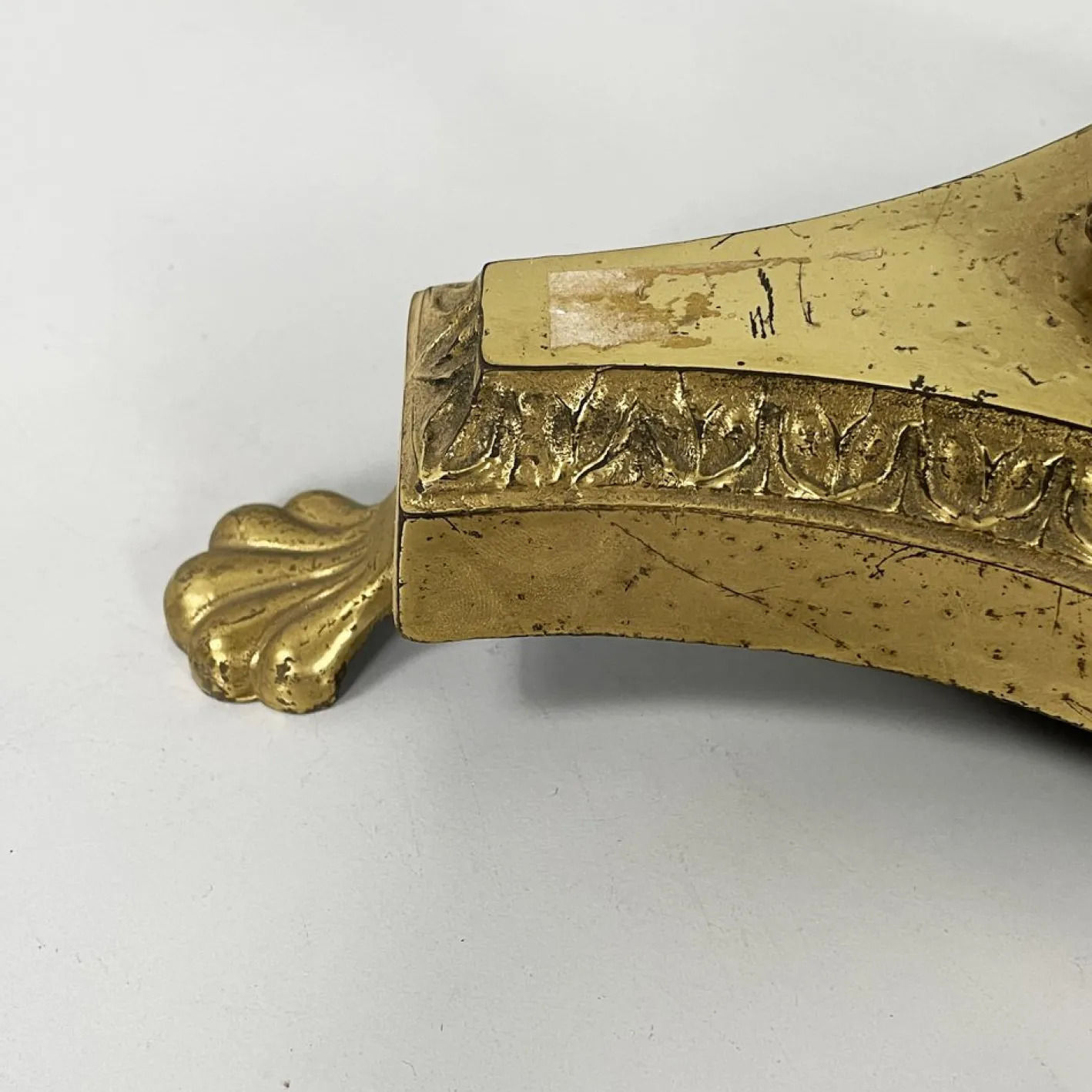 Italienischer Tischständer im Empire-Stil aus Messing und Bronze, Frühe 1900er