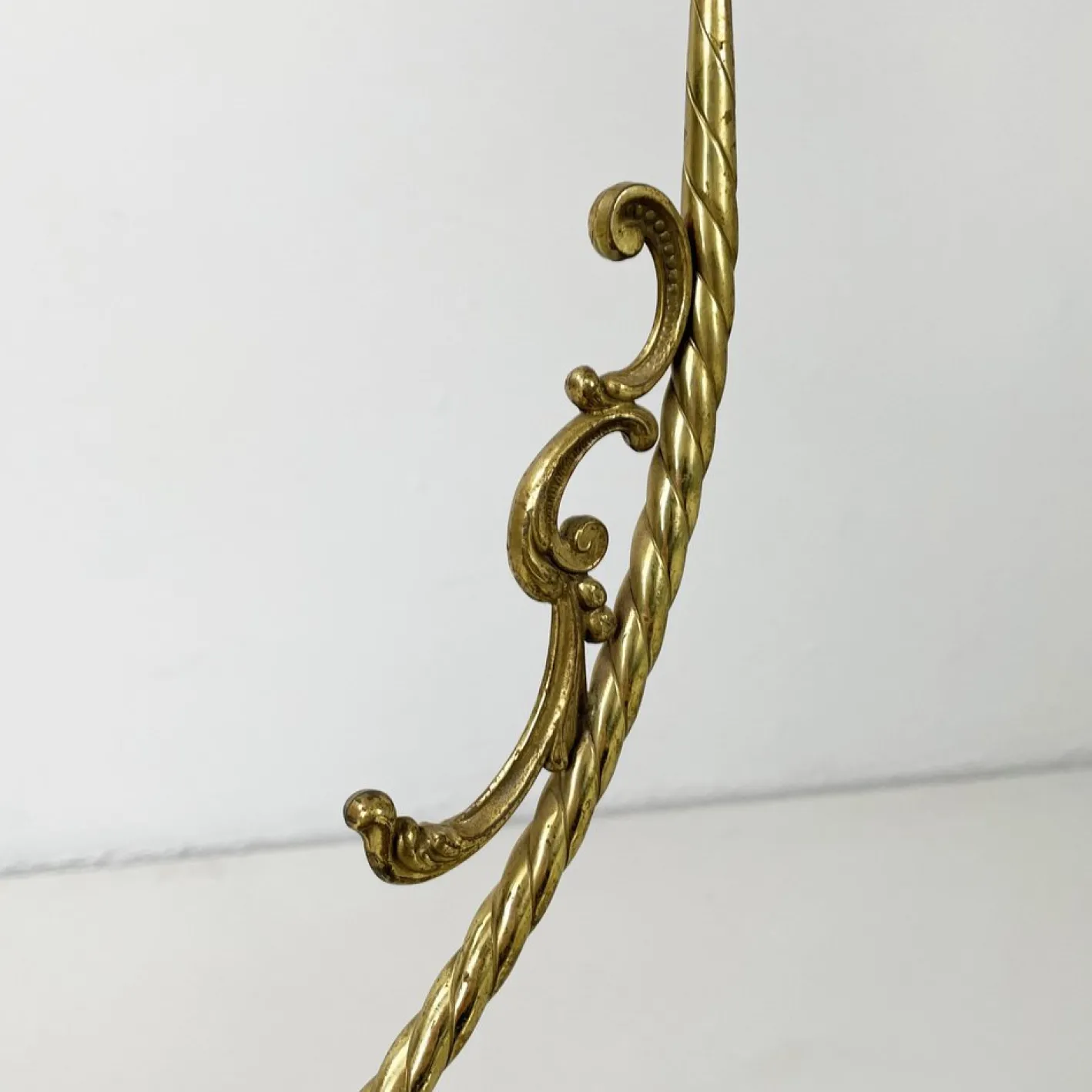 Italienischer Tischständer im Empire-Stil aus Messing und Bronze, Frühe 1900er
