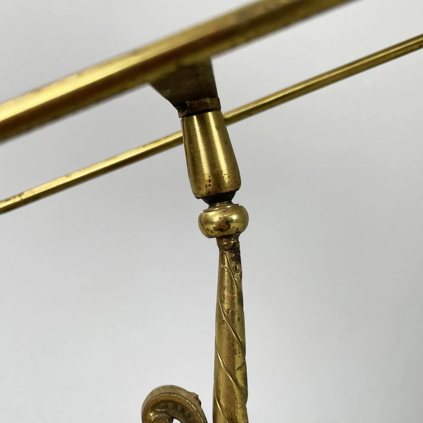 Italienischer Tischständer im Empire-Stil aus Messing und Bronze, Frühe 1900er