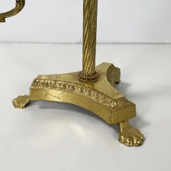 Italienischer Tischständer im Empire-Stil aus Messing und Bronze, Frühe 1900er