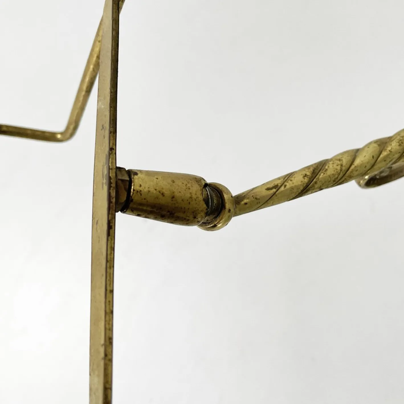 Italienischer Tischständer im Empire-Stil aus Messing und Bronze, Frühe 1900er