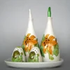 Italienischer Töpferöl und Essig & Salz & Pfeffer Behälter von Ernestine, 1950er, 5er Set