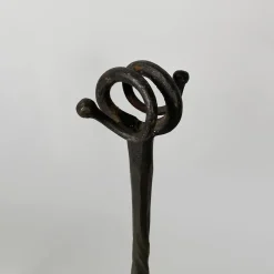 Italienischer Türstopper aus Schmiedeeisen im 19. Jh., 1930er, 2er Set
