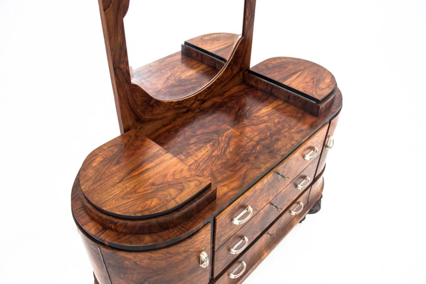Italienischer Vintage Art Deco Frisiertisch, 1920er